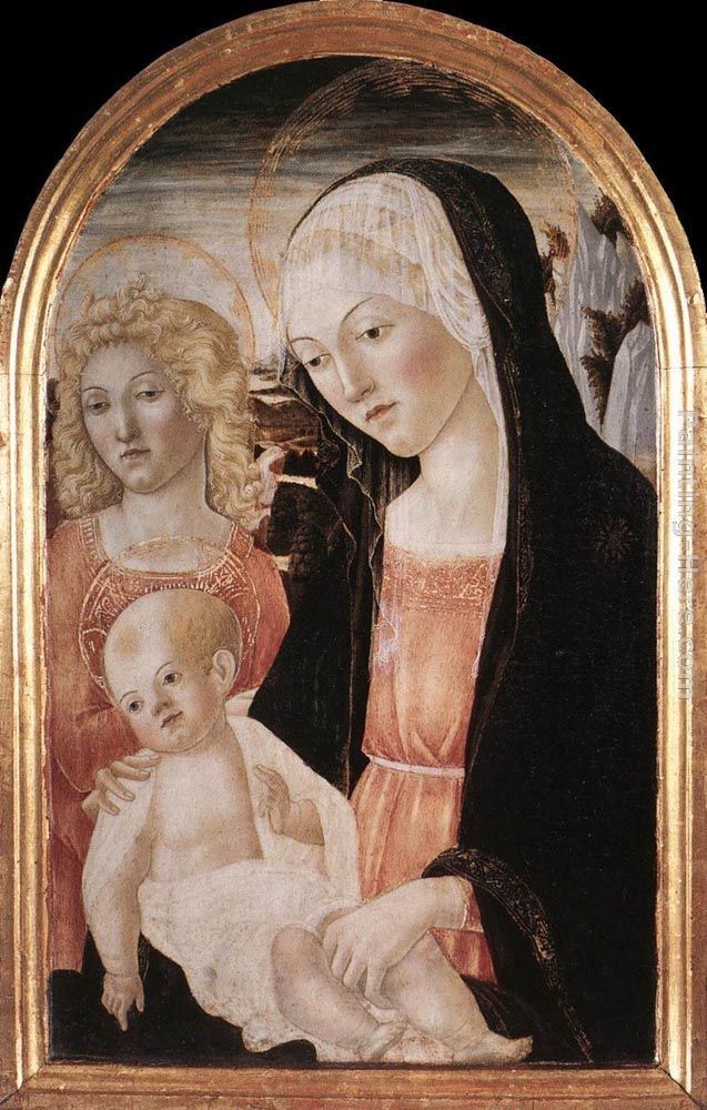 Francesco Di Giorgio Martini Madonna and Child with an Angel